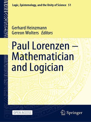 cover image of Paul Lorenzen — Mathematician and Logician